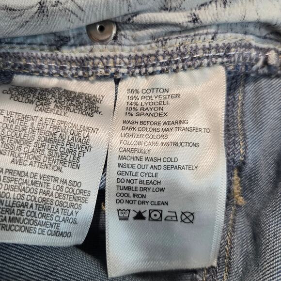 Tommy Bahama Leila Indigo Jeans Women's Mid-rise Slim Boyfriend Size 16 - Picture 8 of 9